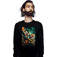 Load image into Gallery viewer, Daily_Deal_Shirts Long Sleeve Shirts, Unisex / Small / Black Saiyan Fight