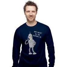 Load image into Gallery viewer, Shirts Long Sleeve Shirts, Unisex / Small / Navy Disappointed