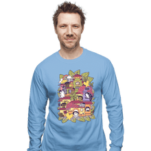 Load image into Gallery viewer, Daily_Deal_Shirts Long Sleeve Shirts, Unisex / Small / Powder Blue Meowdrigals Family