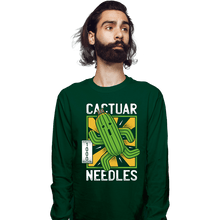 Load image into Gallery viewer, Shirts Long Sleeve Shirts, Unisex / Small / Forest Cactuar