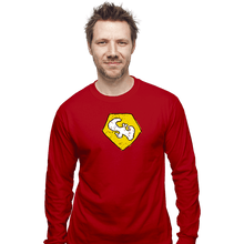Load image into Gallery viewer, Secret_Shirts Long Sleeve Shirts, Unisex / Small / Red Dove Of Peace