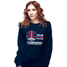 Load image into Gallery viewer, Secret_Shirts Long Sleeve Shirts, Unisex / Small / Navy The Starfighter