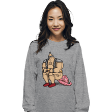 Load image into Gallery viewer, Secret_Shirts Long Sleeve Shirts, Unisex / Small / Sports Grey Suprise Villain