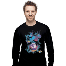 Load image into Gallery viewer, Shirts Long Sleeve Shirts, Unisex / Small / Black Legend Of The Lamp
