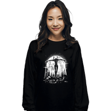 Load image into Gallery viewer, Shirts Long Sleeve Shirts, Unisex / Small / Black Moonlight Pilot