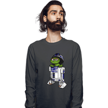 Load image into Gallery viewer, Daily_Deal_Shirts Long Sleeve Shirts, Unisex / Small / Charcoal Grouch2-D2