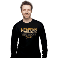 Load image into Gallery viewer, Shirts Long Sleeve Shirts, Unisex / Small / Black Weapons