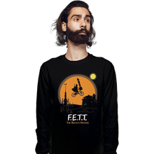 Load image into Gallery viewer, Shirts Long Sleeve Shirts, Unisex / Small / Black F.E.T.T. The Bounty Hunter