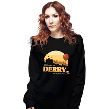 Load image into Gallery viewer, Shirts Long Sleeve Shirts, Unisex / Small / Black Welcome To Derry