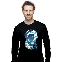 Load image into Gallery viewer, Daily_Deal_Shirts Long Sleeve Shirts, Unisex / Small / Black Waterbender