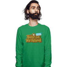 Load image into Gallery viewer, Shirts Long Sleeve Shirts, Unisex / Small / Irish Green Do Not Disturb