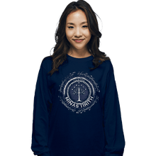 Load image into Gallery viewer, Shirts Long Sleeve Shirts, Unisex / Small / Navy Minas Tirith