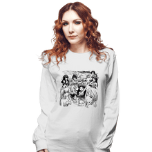 Load image into Gallery viewer, Shirts Long Sleeve Shirts, Unisex / Small / White Smash Girls Hot Spring