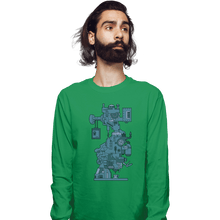Load image into Gallery viewer, Shirts Long Sleeve Shirts, Unisex / Small / Irish Green Donatello Coffee
