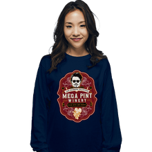 Load image into Gallery viewer, Shirts Long Sleeve Shirts, Unisex / Small / Navy Mega Pint