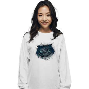 Shirts Long Sleeve Shirts, Unisex / Small / White Watercolor Smile