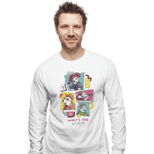 Load image into Gallery viewer, Shirts Long Sleeve Shirts, Unisex / Small / White What's The Story?