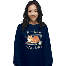 Load image into Gallery viewer, Secret_Shirts Long Sleeve Shirts, Unisex / Small / Navy Priorities