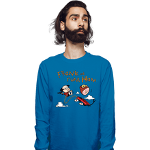 Load image into Gallery viewer, Secret_Shirts Long Sleeve Shirts, Unisex / Small / Sapphire Frank & Rum Ham