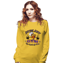 Load image into Gallery viewer, Shirts Long Sleeve Shirts, Unisex / Small / Gold Atomic Ant Gym