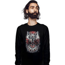 Load image into Gallery viewer, Shirts Long Sleeve Shirts, Unisex / Small / Black Wolf Princess
