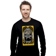 Load image into Gallery viewer, Shirts Long Sleeve Shirts, Unisex / Small / Black The Magician Tarot