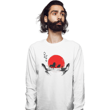 Load image into Gallery viewer, Shirts Long Sleeve Shirts, Unisex / Small / White Hakuna Matata Sunset