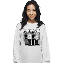 Load image into Gallery viewer, Daily_Deal_Shirts Long Sleeve Shirts, Unisex / Small / White Propane