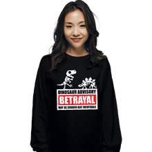 Load image into Gallery viewer, Daily_Deal_Shirts Long Sleeve Shirts, Unisex / Small / Black Betrayal Warning