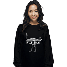 Load image into Gallery viewer, Secret_Shirts Long Sleeve Shirts, Unisex / Small / Black Ostrich
