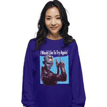 Load image into Gallery viewer, Shirts Long Sleeve Shirts, Unisex / Small / Violet Nebula Can Do It