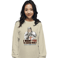 Load image into Gallery viewer, Shirts Long Sleeve Shirts, Unisex / Small / Natural Choose Wisely