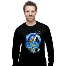 Load image into Gallery viewer, Shirts Long Sleeve Shirts, Unisex / Small / Black Valley Orchid Yelan