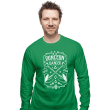 Load image into Gallery viewer, Shirts Long Sleeve Shirts, Unisex / Small / Irish Green Dungeon Dancer