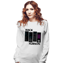 Load image into Gallery viewer, Secret_Shirts Long Sleeve Shirts, Unisex / Small / White Hackers The Gibson