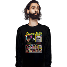 Load image into Gallery viewer, Shirts Long Sleeve Shirts, Unisex / Small / Black Stallone Fighter