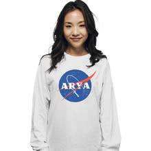 Load image into Gallery viewer, Shirts Long Sleeve Shirts, Unisex / Small / White Space Needle