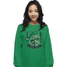 Load image into Gallery viewer, Shirts Long Sleeve Shirts, Unisex / Small / Irish Green The Green Bastard