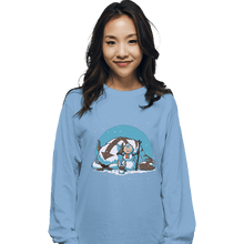 Load image into Gallery viewer, Secret_Shirts Long Sleeve Shirts, Unisex / Small / Powder Blue Snow Bender