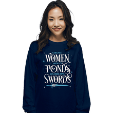 Load image into Gallery viewer, Daily_Deal_Shirts Long Sleeve Shirts, Unisex / Small / Navy Strange Women
