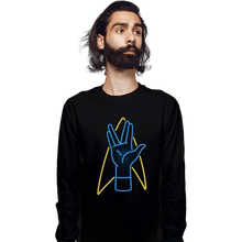 Load image into Gallery viewer, Daily_Deal_Shirts Long Sleeve Shirts, Unisex / Small / Black Cool Salute