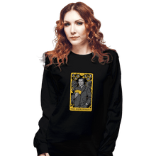 Load image into Gallery viewer, Shirts Long Sleeve Shirts, Unisex / Small / Black Tarot The Hierophant
