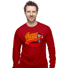 Load image into Gallery viewer, Shirts Long Sleeve Shirts, Unisex / Small / Red Average Joes Gym