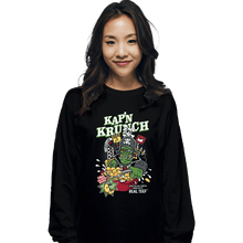 Load image into Gallery viewer, Daily_Deal_Shirts Long Sleeve Shirts, Unisex / Small / Black Kap'n Krunch