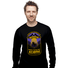 Load image into Gallery viewer, Secret_Shirts Long Sleeve Shirts, Unisex / Small / Black Death Taxes And Aliens