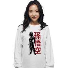 Load image into Gallery viewer, Shirts Long Sleeve Shirts, Unisex / Small / White The Super Saiyan