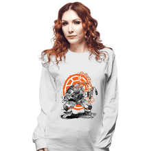 Load image into Gallery viewer, Daily_Deal_Shirts Long Sleeve Shirts, Unisex / Small / White Michelangelo Sumi-e