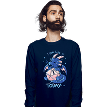 Load image into Gallery viewer, Daily_Deal_Shirts Long Sleeve Shirts, Unisex / Small / Navy Rolled A 1 Today