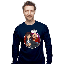 Load image into Gallery viewer, Daily_Deal_Shirts Long Sleeve Shirts, Unisex / Small / Navy Feel The Metal