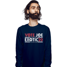 Load image into Gallery viewer, Shirts Long Sleeve Shirts, Unisex / Small / Navy Vote For Joe